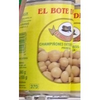 El Bote de Oro - Champinones Enteros Medianos Primera Champinons mittelgroß Dose 370g brutto 155g Abtropfgewicht von Gran Canaria