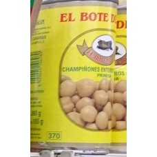 El Bote de Oro - Champinones Enteros Medianos Primera Champinons mittelgroß Dose 370g brutto 155g Abtropfgewicht von Gran Canaria