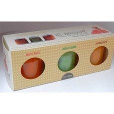 El Masapè - Mojos Gomeros Rojo, Verde, Almogrote 3x40g Set produziert auf La Gomera