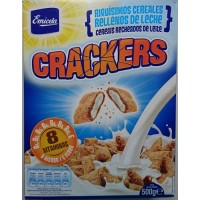 Emicela - Crackers Cereals Rellenos de Leche 500g produziert auf Gran Canaria