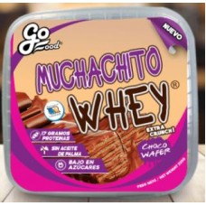 GoFood - Muchachito Whey extra crunch Choco Wafer Schoko-Waffelröllchen 225g Becher produziert auf Teneriffa