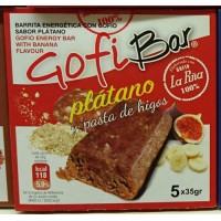 GofiBar - Platano y pasta de higos Müsliriegel mit Gofio 5x35g produziert auf Gran Canaria