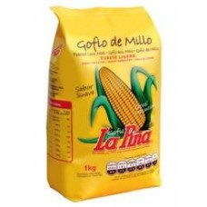 Gofio La Piña - Gofio de Millo Tueste Ligero Maismehl geröstet 1kg produziert auf Gran Canaria