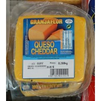 Granja Flor - Queso Cheddar Käse am Stück 200g produziert auf Gran Canaria (Kühlware)