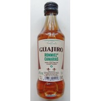 Ron Guajiro - Ron Miel Ronmiel de Canarias kanarischer Honigrum 30% Vol. 50ml Miniaturflasche produziert auf Teneriffa