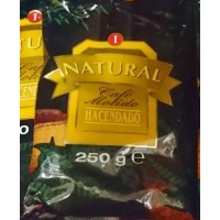 Hacendado - Cafe Molido Natural Nr. 1 Kaffee gemahlen 250g Tüte produziert auf Teneriffa