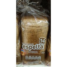 Hacendado - Pan de Molde espelta integral Dinkel-Vollkorn-Toastbrot 14 Scheiben 315g produziert auf Gran Canaria