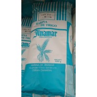 Harina Jinamar - Harina Simple de Trigo Weizenmehl 1kg Tüte produziert auf Gran Canaria