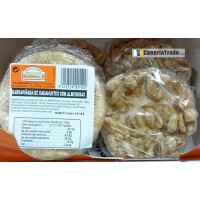 Hermach - Garrapinada de Cacahuetes con Almendras Erdnuss-Mandel-Waffel 2 Stück 180g produziert auf Gran Canaria