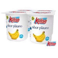 Kalise - Yogur Sabor Platano Banane 4x 125g produziert auf Gran Canaria (Kühlware)