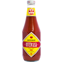 Intercasa - Ketchup Glasflasche 500ml/538g produziert auf Gran Canaria