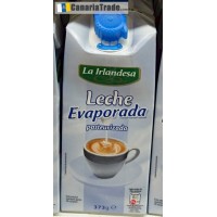 La Irlandesa - Leche Evaporada pasteurizada Kodensmilch pasteurisiert Tetrapack 373g von Gran Canaria