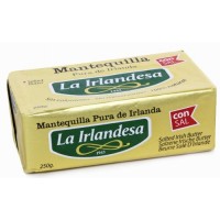 La Irlandesa - Mantequilla con Sal Premium Butter gesalzen Papierpackung 250g von Gran Canaria (Kühlware)