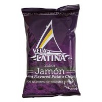 La Vela Latina - Chips Papas artesanales Patatas fritas Jamon Kartoffelchips Schinken 150g produziert auf Teneriffa