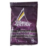 La Vela Latina - Chips Papas artesanales Patatas fritas Jamon Kartoffelchips Schinken 45g produziert auf Teneriffa