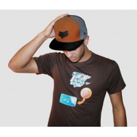 Mikamiseta - Camiseta T-Shirt Que suerte vivir aquí