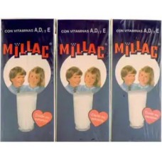 Millac - Leche Vollmilch UHT 3% Fett 3er Pack 200ml Tetrapack produziert auf Gran Canaria