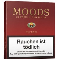 Dannemann - Moods Filter Puritos kanarische Zigarillos 5 Stück produziert auf Gran Canaria