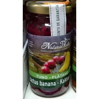 Natural Valle - Tuno Platano Cactus Banana Confitura Kaktus-Bananen-Konfitüre 100ml produziert auf Gran Canaria