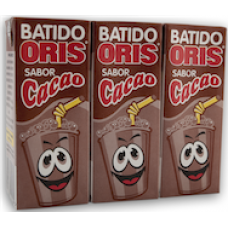 Oris - Leche Sabor Chocolate Schoko-Milch 3x200ml Tetrapack produziert auf Teneriffa