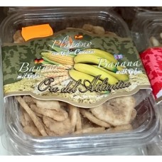 Oro del Atlantico - Platano con Gofio Canario Bananenscheiben mit Gofio 90g produziert auf Teneriffa