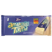 Tirma - Ambrosias Blanco white Chocolate weiße Schokolade 8 Stück 172g produziert auf Gran Canaria