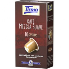 Tirma - Café Mezcla Suave 10 Capsulas Kaffee 10 Kapseln produziert auf Gran Canaria