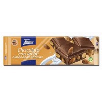 Tirma - Chocolate con Leche Almendras Milchschokolade mit ganzen Mandeln von Tirma 125g produziert auf Gran Canaria