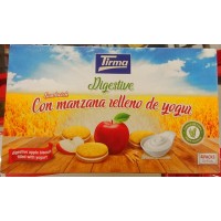 Tirma - Digestive Sandwich con manzana relleno de yogur Doppelkekse mit Apfelcreme 4x2x45g 391g produziert auf Gran Canaria