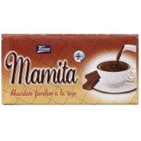 Tirma - Mamita Chocolate Familiar a la Taza Vollmilch-Trinkschokolade als Tafelschokolade 200g produziert auf Gran Canaria