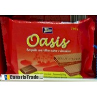 Tirma - OasisTirma - Oasis Chocolate Barquillos Waffelgebäck 100g produziert auf Gran Canaria Chocolate Barquillos Waffelgebäck 100g produziert auf Gran Canaria