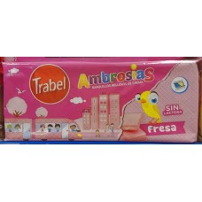 Trabel - Ambrosias de Fresa Waffeln mit Erdbeercreme 150g produziert auf Gran Canaria