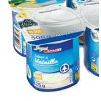 Yugui - Spar Yogur Sabor a Vainilla Vanille 125g Becher produziert auf Teneriffa (Kühlware)