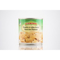 Diamante - Champinon en rodajas al natural Trozos Champignons geschnitten Konservendose 185g von Gran Canaria