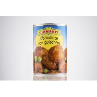 Diamante - Albondigas con Guisantes Hackfleischbällchen mit Erbsen Konservendose 425g produziert auf Gran Canaria