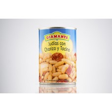 Diamante - Judias con Chorizo y Tocino Konservendose 400g von Gran Canaria